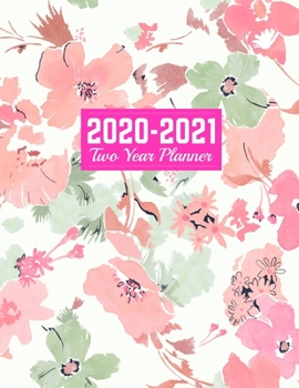 2020-2021 Two Year Planner: Neat Calendar Year Vision Planner (January 2020 - December 2021) - Monthly and Weekly Schedule Organizer and Journal | Art Cover 00023189