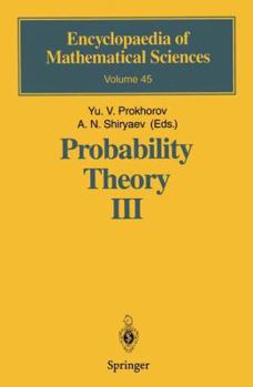 Hardcover Probability Theory III: Stochastic Calculus Book