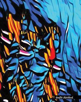 Graffiti Sketchbook: Street Art Graffiti Cat (7), 8" x 10" - Drawing Sketchbook, Unlruled Notebook, Drawing Paper -[Sketch book]