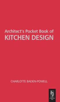 Paperback Architect's Pocket Book of Kitchen Design Book