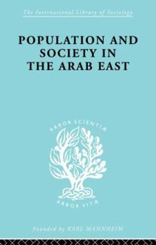 Paperback Populatn Soc Arab East Ils 68 Book