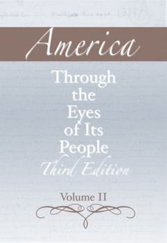 Paperback America Through the Eyes of Its People, Volume 2 Book