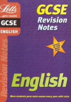 Paperback GCSE English Literature (Letts GCSE Revision Notes) Book