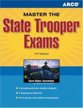 Paperback Arco Master the State Trooper Exams Book