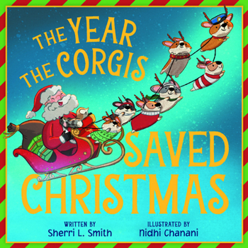 Library Binding Year the Corgis Saved Christmas Book