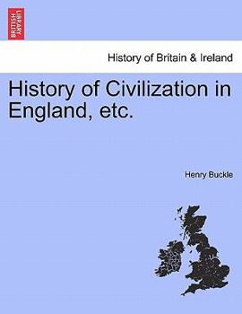 Paperback History of Civilization in England, etc. Book