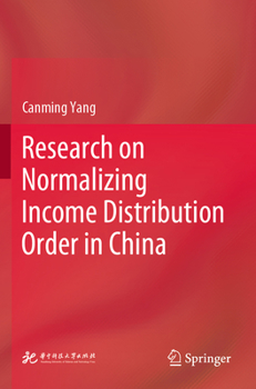 Paperback Research on Normalizing Income Distribution Order in China Book