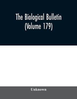 Paperback The Biological bulletin (Volume 179) Book