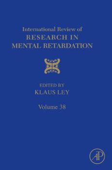 Hardcover International Review of Research in Mental Retardation: Volume 38 Book