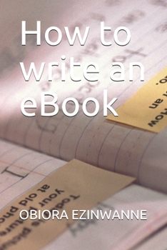 Paperback How to write an eBook Book