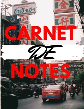 Paperback Carnet De Notes: Bloc-Notes China 8,5x11 pouces (21,57 x 27,94cm) [French] Book