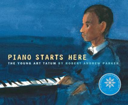 Hardcover Piano Starts Here: The Young Art Tatum Book