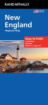 Loose Leaf Rand McNally Easy to Fold: New England Laminated Map Book