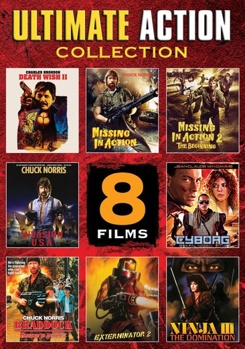 DVD Ultimate Action Collection 8 Films Book