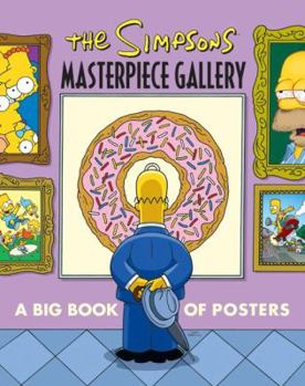 Paperback The Simpsons Masterpiece Gallery: A Big Book of Posters Book