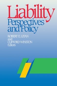 Paperback Liability: Perspectives and Policy Book