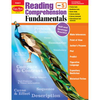 Paperback Reading Comprehension Fundamentals, Grade 5 Book