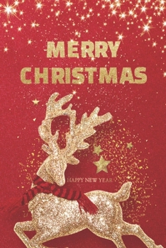 Paperback Merry Christmas notebook: Cute Merry Christmas and Happy New Year Book