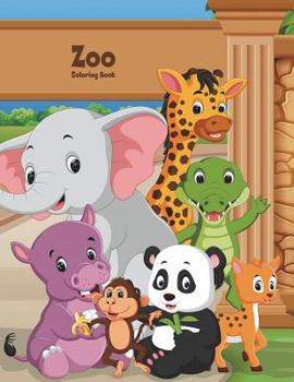 Paperback Zoo Coloring Book 1 Book