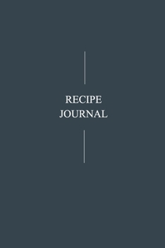 Paperback Recipe Journal Book