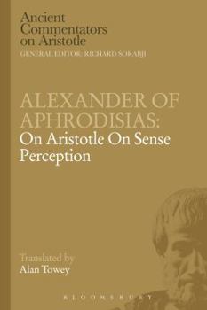 Paperback Alexander of Aphrodisias: On Aristotle on Sense Perception Book