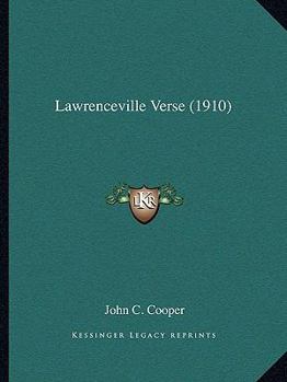 Paperback Lawrenceville Verse (1910) Book