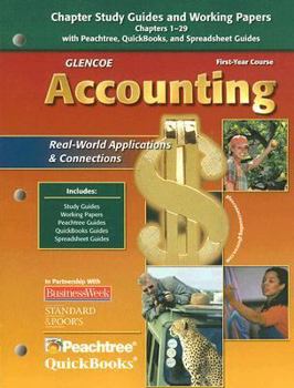 Paperback Glencoe Accounting: Real-World Applications & Connections, First-Year Course Book