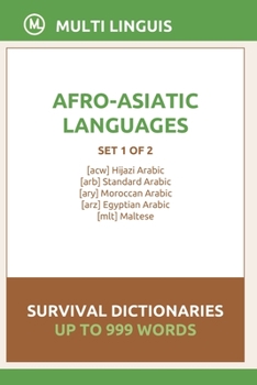 Paperback Afro-Asiatic Languages Survival Dictionaries (Set 1 of 2) Book