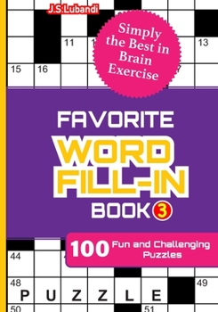 Paperback FAVORITE WORD FILL-IN Book 3 [Large Print] Book
