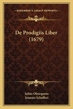 Paperback De Prodigiis Liber (1679) [Latin] Book