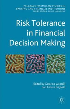 Hardcover Risk Tolerance in Financial Decision Making Book