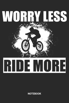 Notebook: Mountain Bike Themed Notebook (6x9 inches) with Blank Pages ideal as a Cycle MTB Journal. Perfect as a Mountainbike Downhill Biycle Lover. Great gift for Kids, Men and Women