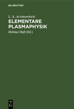Hardcover Elementare Plasmaphysik [German] Book