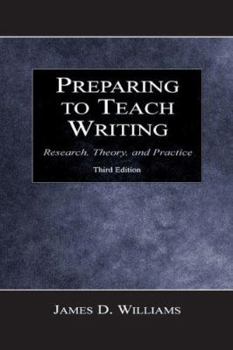 Hardcover Preparing to Teach Writing 3rd Book