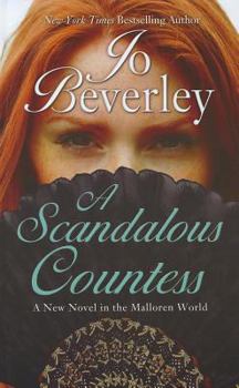 Hardcover A Scandalous Countess [Large Print] Book