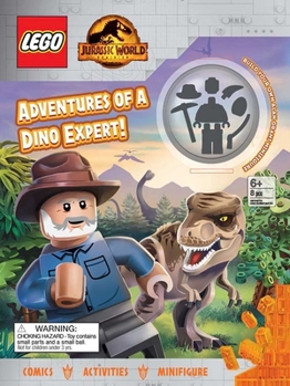 Paperback Lego Jurassic World: Adventures of a Dino Expert! Book