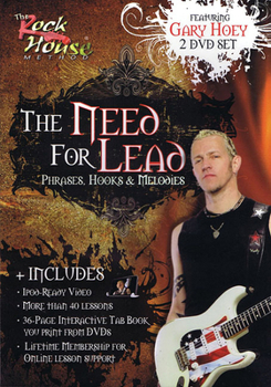 DVD Gary Hoey - The Need for Lead: Phrases, Hooks and Melodies Book