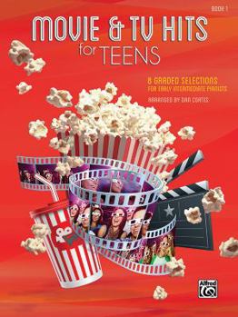 Paperback Movie & TV Hits for Teens, Bk 1: 8 Graded Selections for Early Intermediate Pianists Book