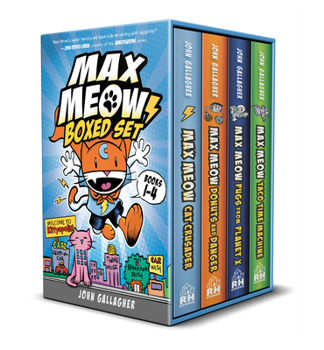 Hardcover Max Meow Boxed Set: Welcome to Kittyopolis (Books 1-4): (A Graphic Novel Boxed Set) Book