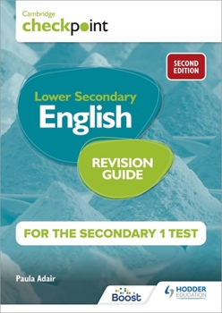 Paperback Cambridge Checkpoint Lower Secondary English Revision Guide for the Secondary 1 Test 2nd Edition: Hodder Education Group Book