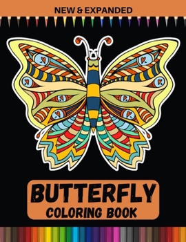 Paperback Butterfly Coloring Book (New & Expanded): Coloring Book for Boys Book
