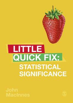 Paperback Statistical Significance: Little Quick Fix Book