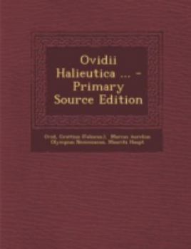 Paperback Ovidii Halieutica ... [Latin] Book