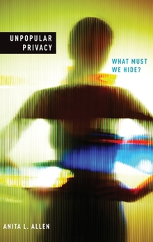 Hardcover Unpopular Privacy: What Must We Hide? Book