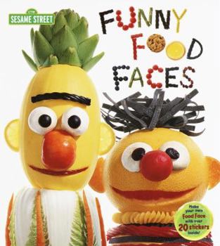 Board book Funny Food Faces [With 20 Stickers] Book