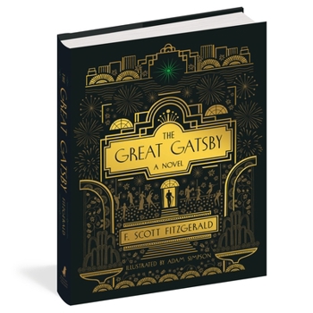 The Great Gatsby: A Novel: Deluxe Illustrated Edition Book Cover