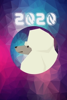 Paperback 2020: Poodle Daily Planner Diary Book