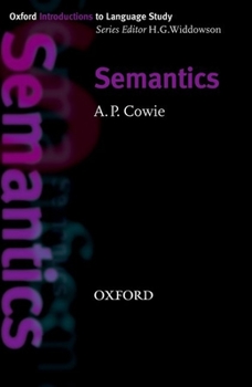 Semantics - Book  of the Oxford Introductions to Language Study