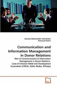 Paperback Communication and Information Management in Donor Relations Book