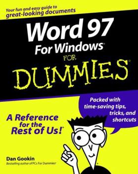 Paperback Word 97 Windows for Dummies Book
